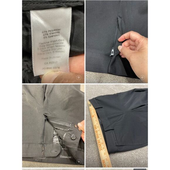 Talbots barley bootcut trouser womens sz 10p high rise work church pants - Picture 10 of 12